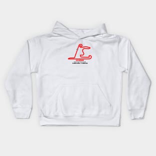 Chinese Track Graphic Kids Hoodie